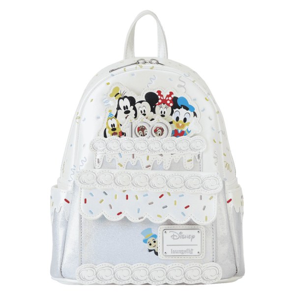 MINI SAC À DOS DISNEY100 Gâteau de célébration d'anniversaire - DISNEY LOUNGEFLY