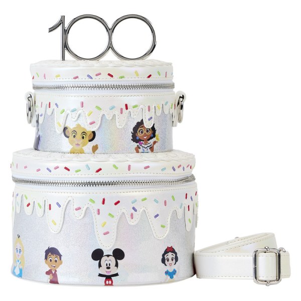 SAC À BANDOULIÈRE DISNEY100 Gâteau de célébration d'anniversaire - DISNEY LOUNGEFLY