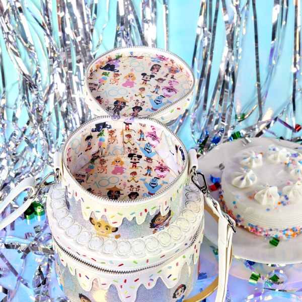 SAC À BANDOULIÈRE DISNEY100 Gâteau de célébration d'anniversaire - DISNEY LOUNGEFLY