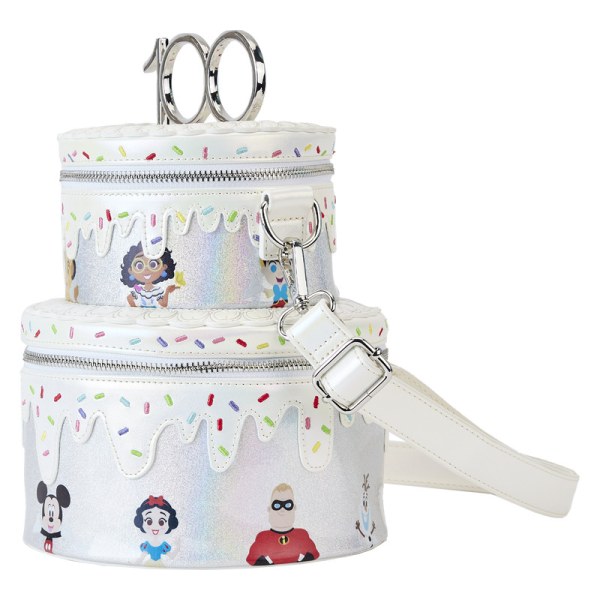 SAC À BANDOULIÈRE DISNEY100 Gâteau de célébration d'anniversaire - DISNEY LOUNGEFLY