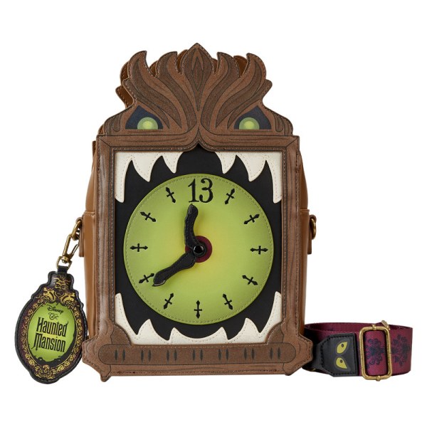 SAC À BANDOULIÈRE Haunted Mansion Horloge du Grand Père - DISNEY LOUNGEFLY