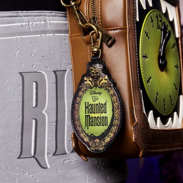 SAC À BANDOULIÈRE Haunted Mansion Horloge du Grand Père - DISNEY LOUNGEFLY