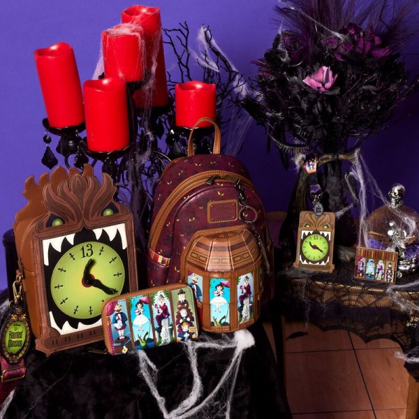 SAC À BANDOULIÈRE Haunted Mansion Horloge du Grand Père - DISNEY LOUNGEFLY