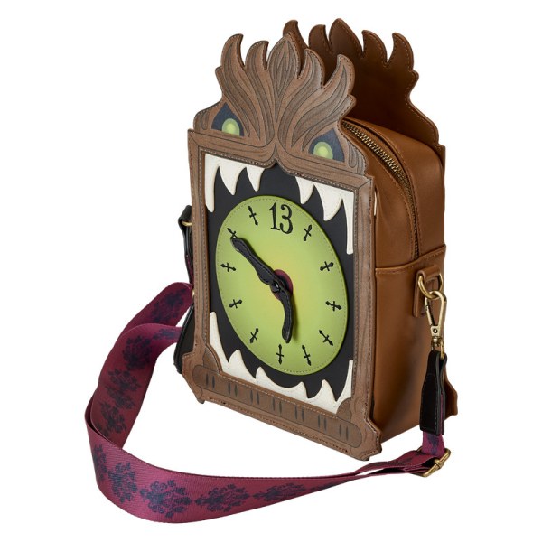 SAC À BANDOULIÈRE Haunted Mansion Horloge du Grand Père - DISNEY LOUNGEFLY
