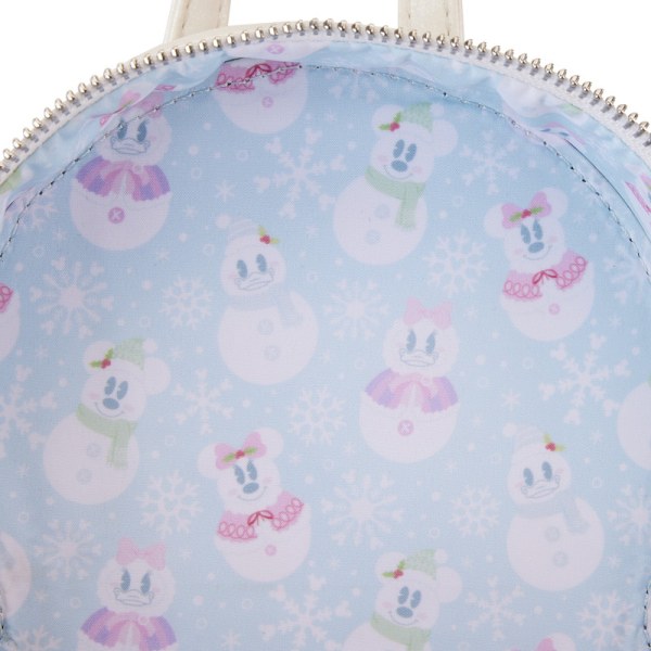 MINI SAC À DOS Mickey et Minnie Bonhomme de Neige - DISNEY LOUNGEFLY