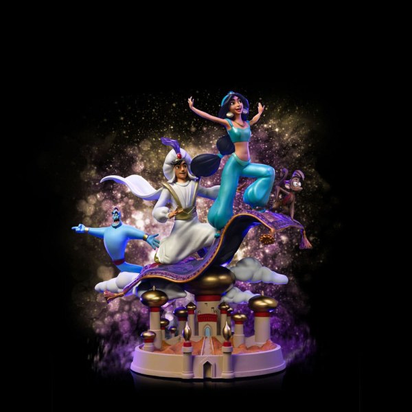 Aladdin et Jasmine Deluxe Art Scale - Disney