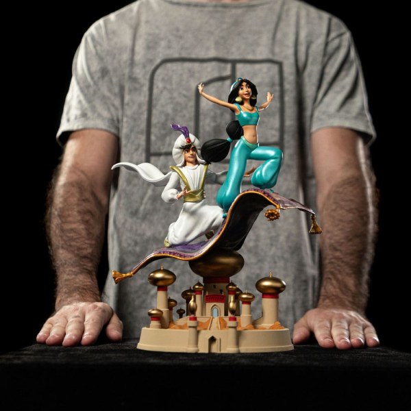 Aladdin et Jasmine Art Scale - Disney