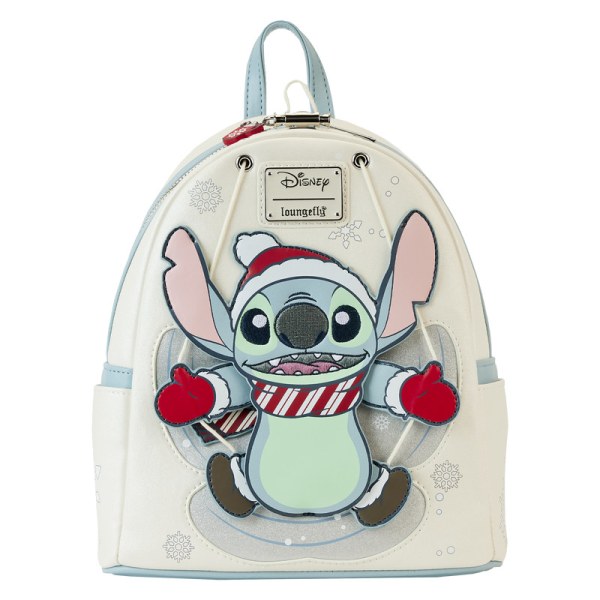 MINI SAC À DOS Stitch à la neige fait un ange - DISNEY LOUNGEFLY