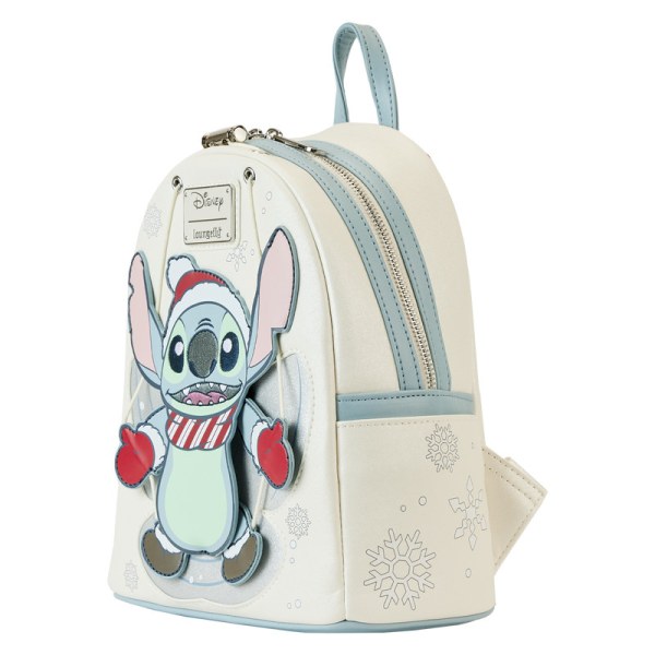 MINI SAC À DOS Stitch à la neige fait un ange - DISNEY LOUNGEFLY