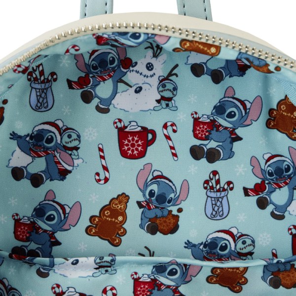 MINI SAC À DOS Stitch à la neige fait un ange - DISNEY LOUNGEFLY