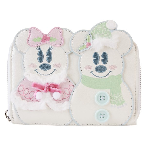 PORTEFEUILLE Mickey et Minnie Bonhomme de Neige - DISNEY LOUNGEFLY