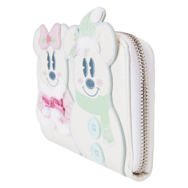 PORTEFEUILLE Mickey et Minnie Bonhomme de Neige - DISNEY LOUNGEFLY