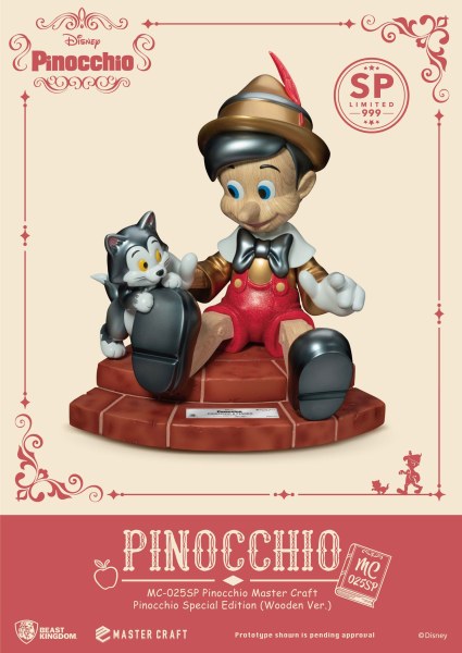 PINOCCHIO VERSION BOIS SPECIAL EDITION - DISNEY MASTERCRAFT
