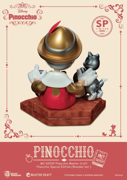PINOCCHIO VERSION BOIS SPECIAL EDITION - DISNEY MASTERCRAFT