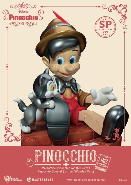 PINOCCHIO VERSION BOIS SPECIAL EDITION - DISNEY MASTERCRAFT