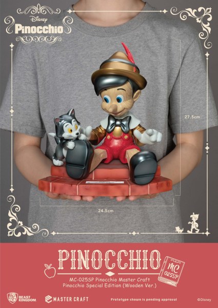 PINOCCHIO VERSION BOIS SPECIAL EDITION - DISNEY MASTERCRAFT