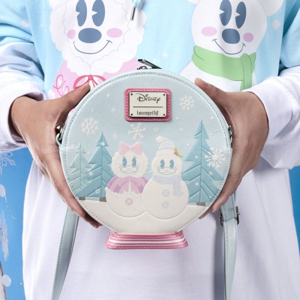 SAC À BANDOULIÈRE Mickey & Minnie Boule à neige - DISNEY LOUNGEFLY