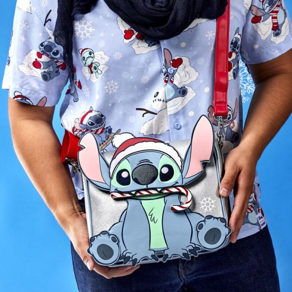 SAC À BANDOULIÈRE Stitch en vacance à la neige - DISNEY LOUNGEFLY