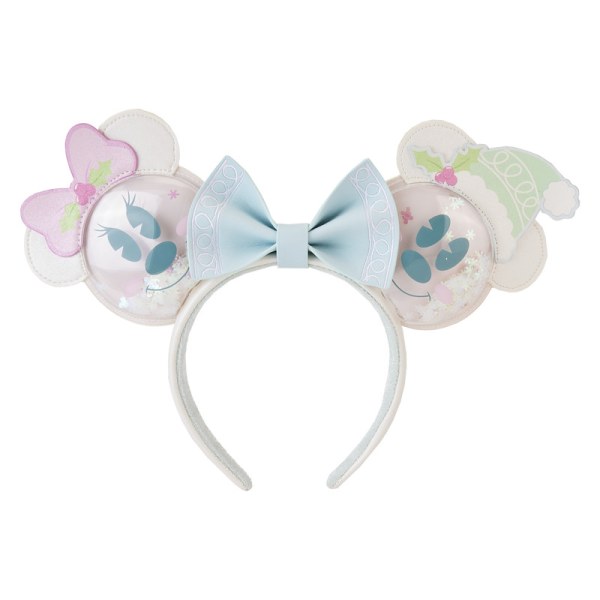 BANDEAU SERRE TETES MICKEY ET MINNIE BONHOMME DE NEIGE - DISNEY LOUNGEFLY
