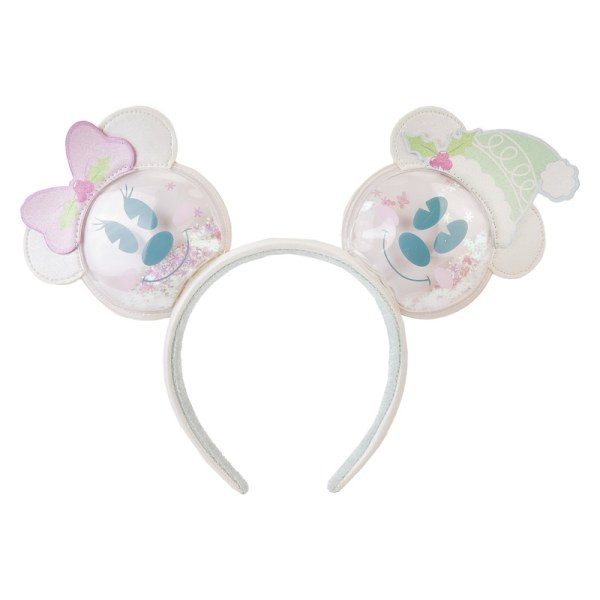 BANDEAU SERRE TETES MICKEY ET MINNIE BONHOMME DE NEIGE - DISNEY LOUNGEFLY