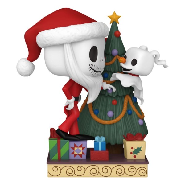 Funko POP! Deluxe 1386 - L´étrange Noël de Mr. Jack 30th - Jack & Zero avec le sapin