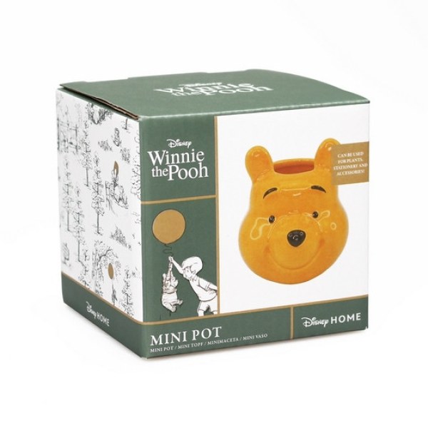 MINI-POT DE FLEURS ET POT À CRAYONS 3D DISNEY WINNIE L'OURSON WINNIE