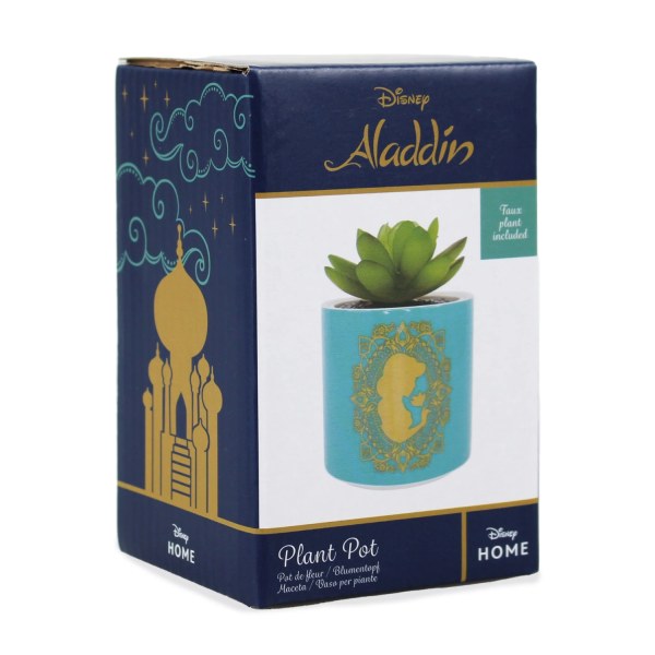 Fausse plante en pot turquoise Aladdin - Disney