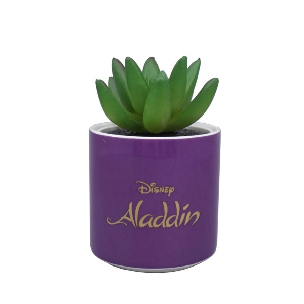 Fausse plante en pot violet Aladdin - Disney