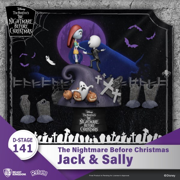 DIORAMA Jack et Sally l'étrange noël de monsieur Jack - DISNEY D-STAGE