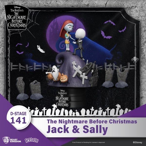DIORAMA Jack et Sally l'étrange noël de monsieur Jack - DISNEY D-STAGE