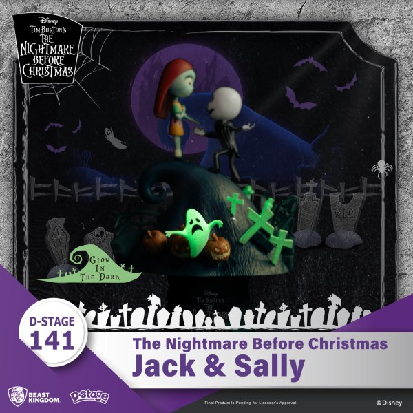 DIORAMA Jack et Sally l'étrange noël de monsieur Jack - DISNEY D-STAGE