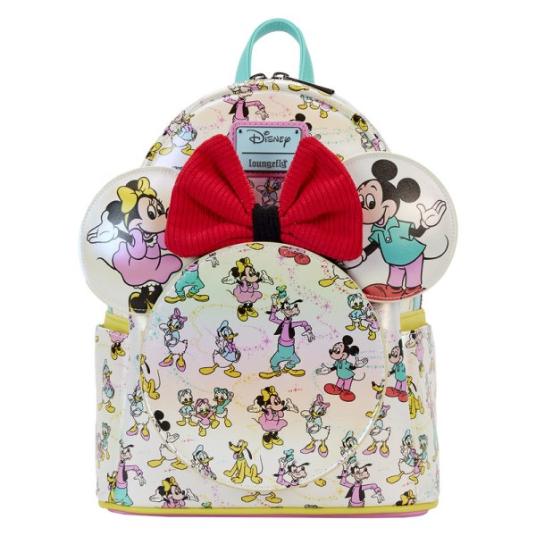MINI SAC À DOS Disney 100 Iridescent Mickey et ses Amis avec Serre-tête - DISNEY LOUNGEFLY