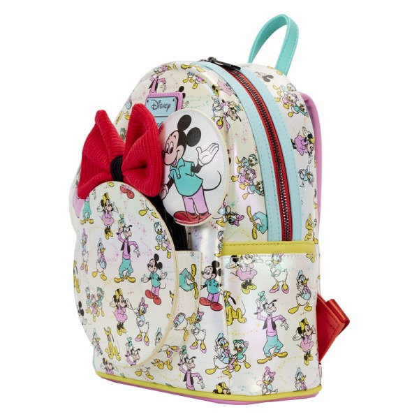 MINI SAC À DOS Disney 100 Iridescent Mickey et ses Amis avec Serre-tête - DISNEY LOUNGEFLY