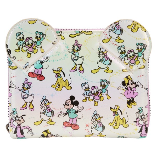 PORTEFEUILLE Disney 100 Iridescent Mickey et ses amis  - DISNEY LOUNGEFLY