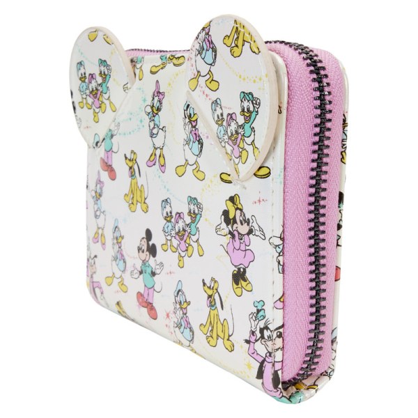 PORTEFEUILLE Disney 100 Iridescent Mickey et ses amis  - DISNEY LOUNGEFLY