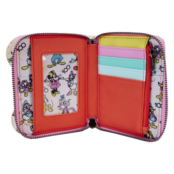 PORTEFEUILLE Disney 100 Iridescent Mickey et ses amis  - DISNEY LOUNGEFLY