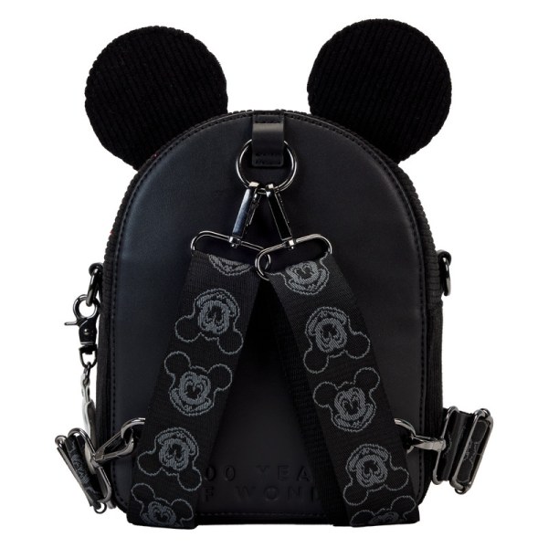 SAC À BANDOULIÈRE convertible en Sac à dos Disney 100 Mickey Mouse Classique - DISNEY LOUNGEFLY
