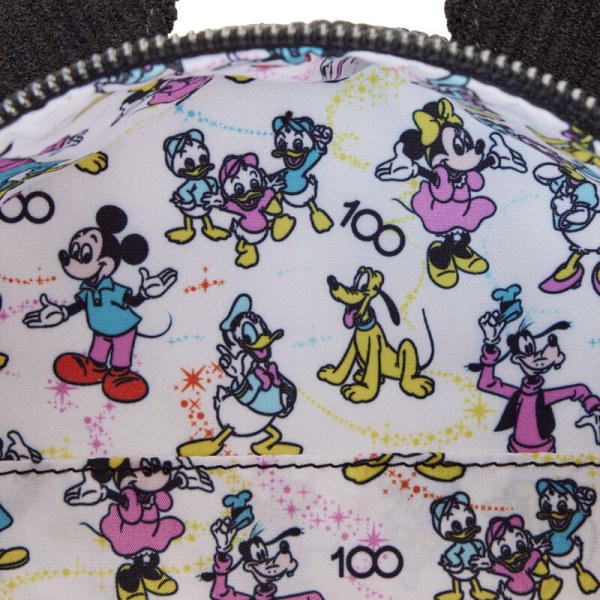 SAC À BANDOULIÈRE convertible en Sac à dos Disney 100 Mickey Mouse Classique - DISNEY LOUNGEFLY