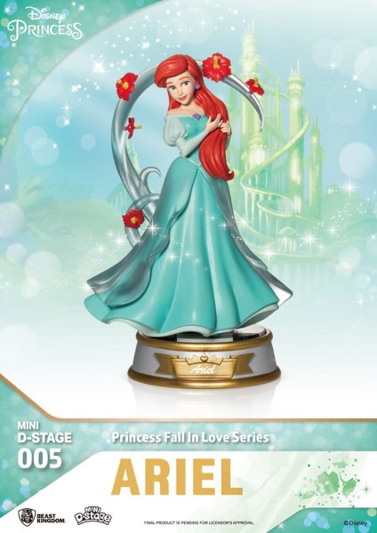 Lot de 6 Figurines Disney Princesses "Fall in love" series - Disney mini D-Stage