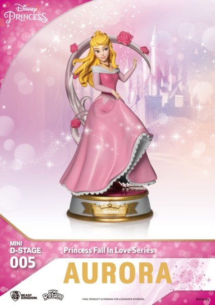 Lot de 6 Figurines Disney Princesses "Fall in love" series - Disney mini D-Stage