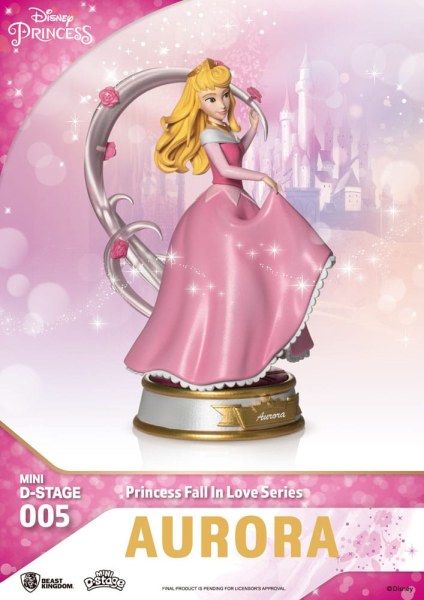 Lot de 6 Figurines Disney Princesses "Fall in love" series - Disney mini D-Stage