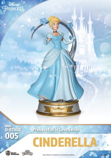 Lot de 6 Figurines Disney Princesses "Fall in love" series - Disney mini D-Stage