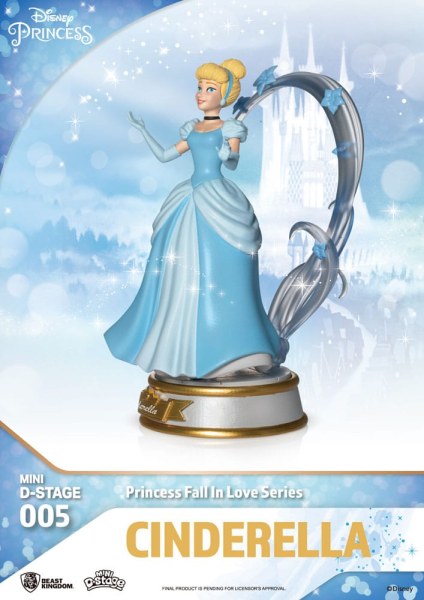Lot de 6 Figurines Disney Princesses "Fall in love" series - Disney mini D-Stage