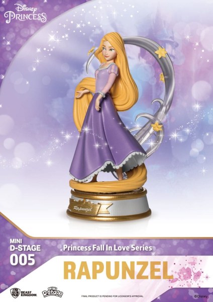Lot de 6 Figurines Disney Princesses "Fall in love" series - Disney mini D-Stage
