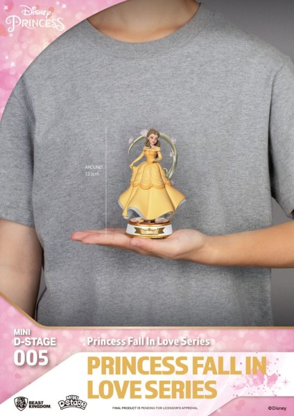Lot de 6 Figurines Disney Princesses "Fall in love" series - Disney mini D-Stage