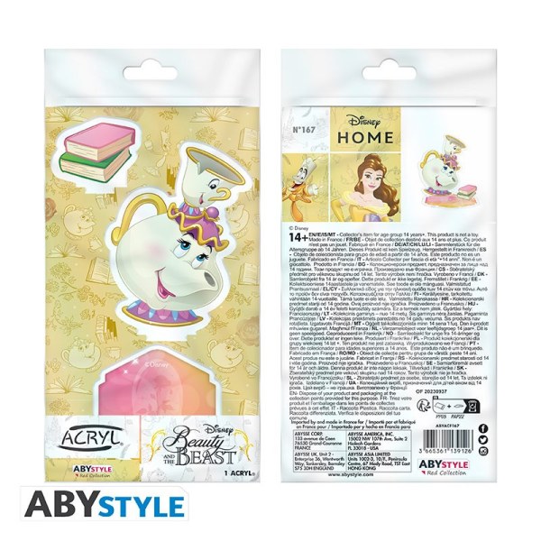 Acryl Mme Samovar et Zip - Disney