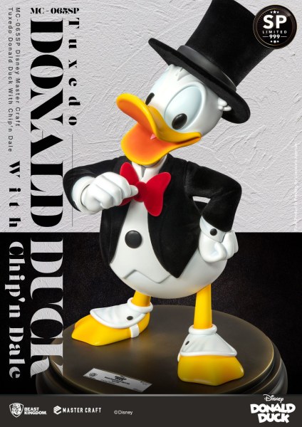 TUXEDO DONALD ET TIC & TAC DISNEY100 - DISNEY MASTERCRAFT