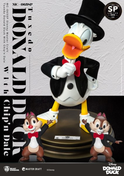 TUXEDO DONALD ET TIC & TAC DISNEY100 - DISNEY MASTERCRAFT