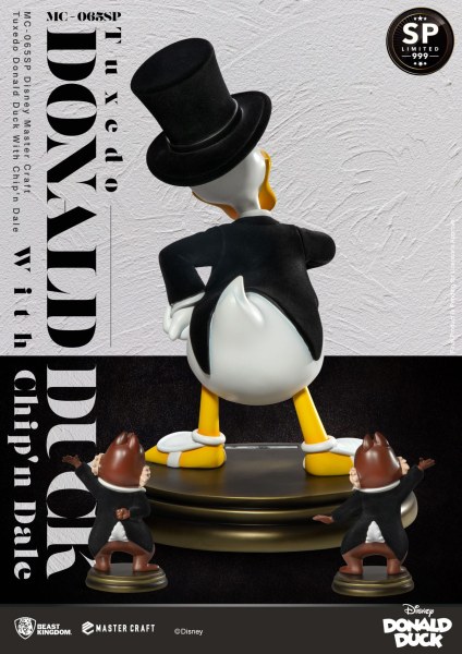 TUXEDO DONALD ET TIC & TAC DISNEY100 - DISNEY MASTERCRAFT