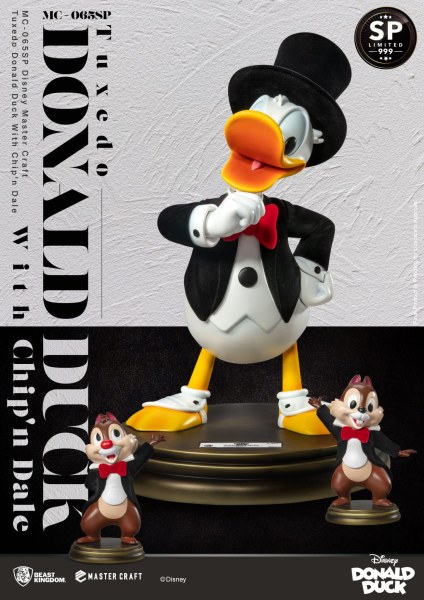 TUXEDO DONALD ET TIC & TAC DISNEY100 - DISNEY MASTERCRAFT
